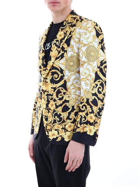 blazer mens dress jacket versace|Versace blazer price.